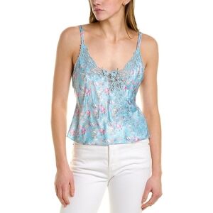 LoveShackFancy Blue Floral Lace Tank Top